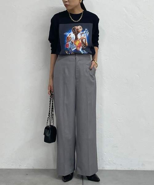 LOUNGEDRESS（ラウンジドレス）の「ハイウエストワイドパンツ