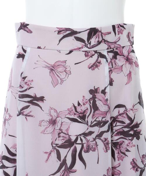 INGNI(イング)の「花柄オーガンジーフレアスカート(スカート・レディース・ホワイト×ピンク/ホワイト×グレー・FREE)」の6枚目の写真