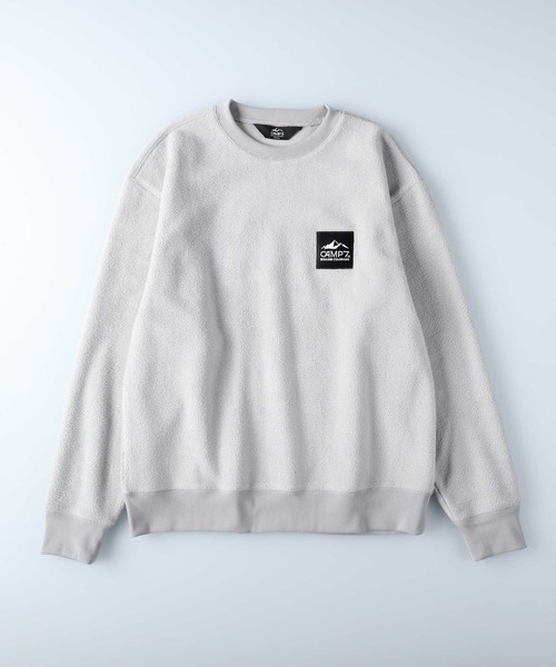 CAMP7(キャンプセブン)の「【CAMP7】フリースクルースウェット(スウェット・メンズ・ブラック/ベージュ/パープル/オフホワイト/ケリー・M/L/XL)」の7枚目の写真