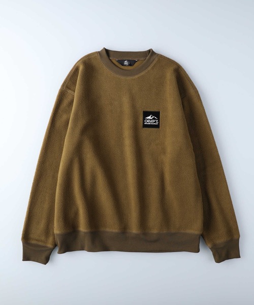 CAMP7(キャンプセブン)の「【CAMP7】フリースクルースウェット(スウェット・メンズ・ブラック/ベージュ/パープル/オフホワイト/ケリー・M/L/XL)」の6枚目の写真