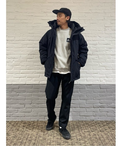 CAMP7(キャンプセブン)の「【CAMP7】フリースクルースウェット(スウェット・メンズ・ブラック/ベージュ/パープル/オフホワイト/ケリー・M/L/XL)」の17枚目の写真