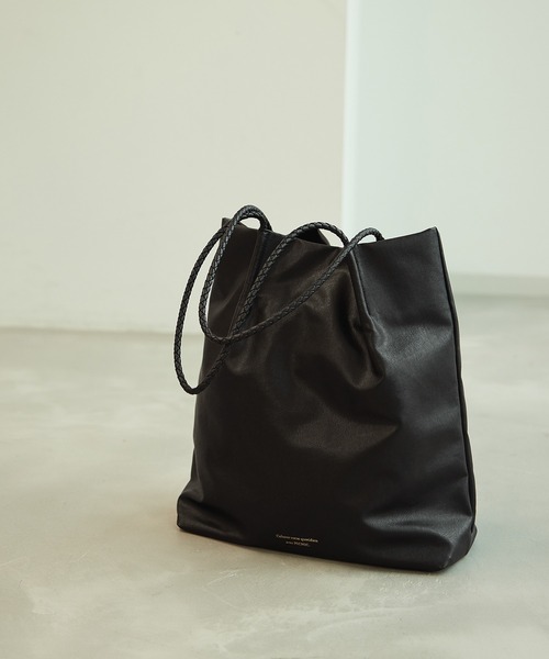 ROPE' PICNIC(ロペピクニック)の「洗えるメッシュハンドルA4トートバッグ(トートバッグ・レディース・キナリ/ブラック/ピンク/シルバー/ブルー・FREE)」の1枚目の写真