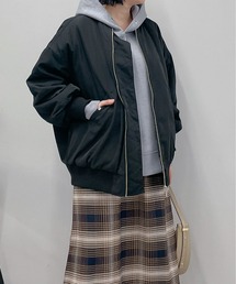 un dix cors | 大人の抜け感を演出する　中綿MA-1(ブルゾン)