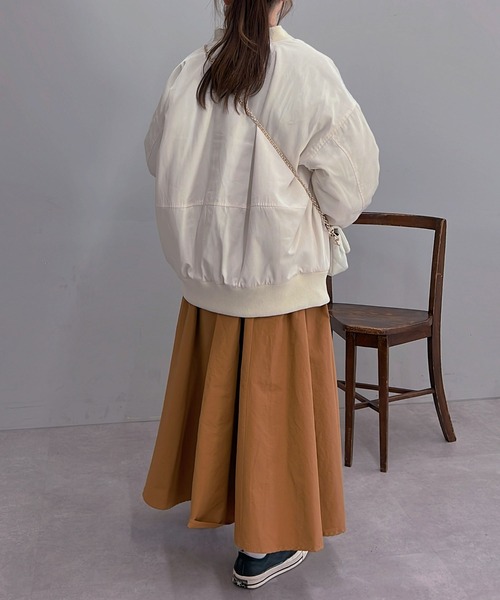 un dix cors（アンディコール）の「中綿MA-1（ブルゾン・レディース・ブラック/オフホワイト・FREE）」の22枚目の写真