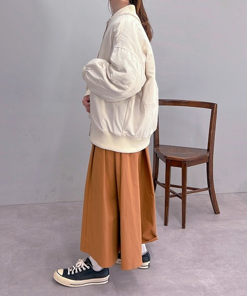 un dix cors（アンディコール）の「中綿MA-1（ブルゾン・レディース・ブラック/オフホワイト・FREE）」の21枚目の写真