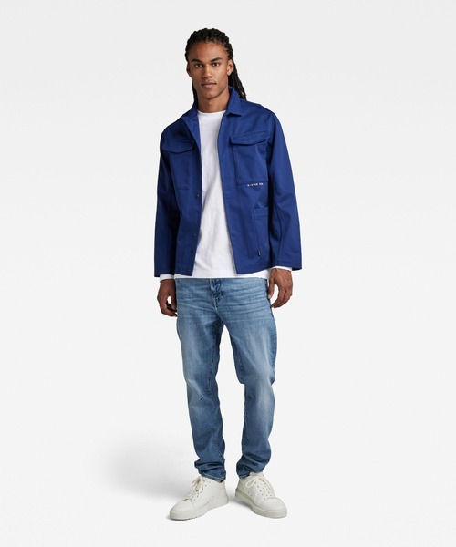 G-STAR（ジースター）の「CHORE OVERSHIRT/カバーオール/チョアジャケット（カバーオール・メンズ・ダークブラック/ブルー・LARGE/MEDIUM/SMALL/X-LARGE/X-SMALL）」の12枚目の写真