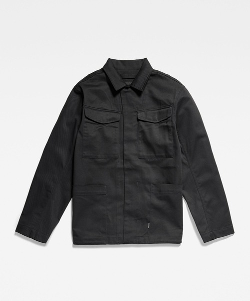 G-STAR（ジースター）の「CHORE OVERSHIRT/カバーオール/チョアジャケット（カバーオール・メンズ・ダークブラック/ブルー・LARGE/MEDIUM/SMALL/X-LARGE/X-SMALL）」の7枚目の写真