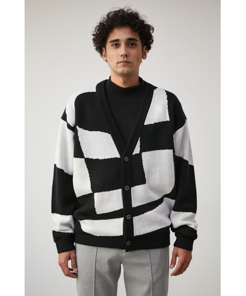 セール】GEOMETRIC PATTERN CARDIGAN/ジオメトリックパターン