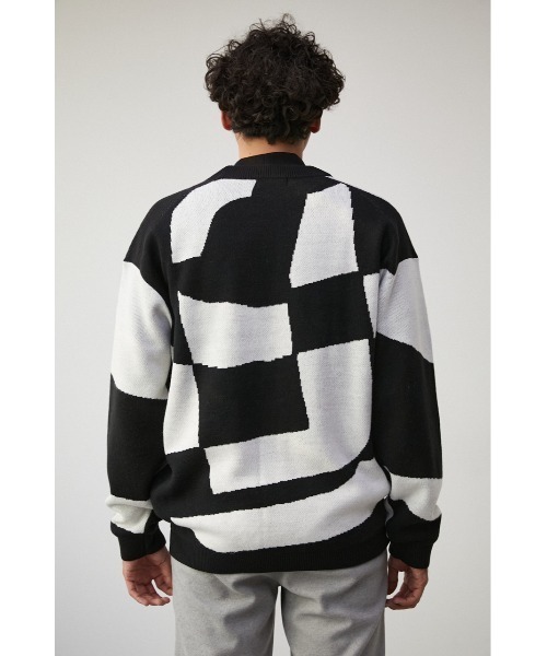 セール】GEOMETRIC PATTERN CARDIGAN/ジオメトリックパターン