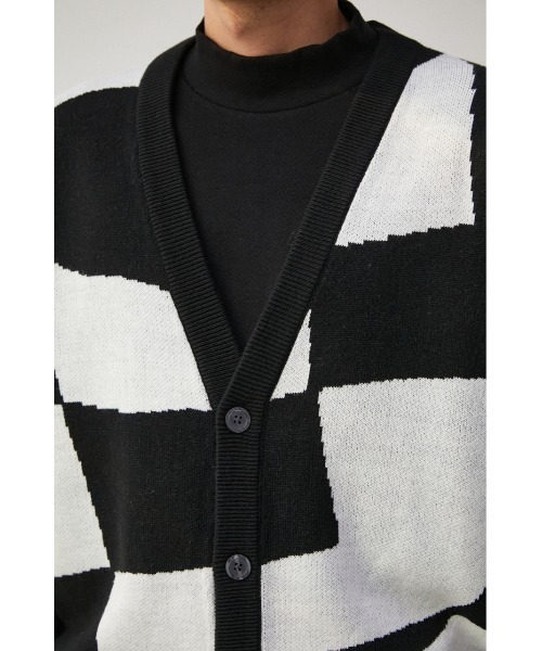 セール】GEOMETRIC PATTERN CARDIGAN/ジオメトリックパターン