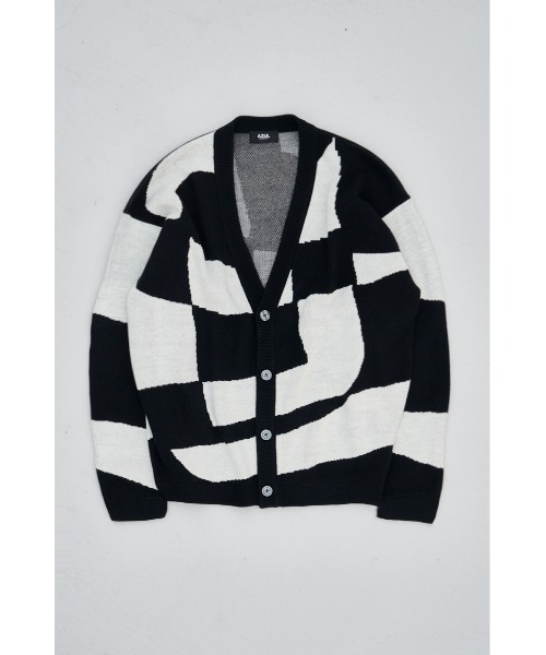 セール】GEOMETRIC PATTERN CARDIGAN/ジオメトリックパターン