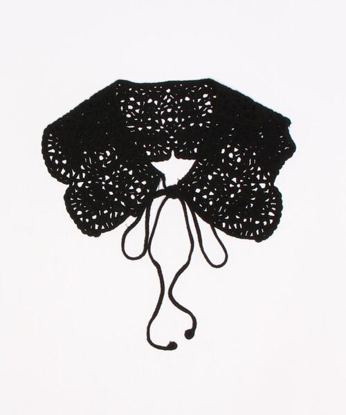 emesuelee（エメスーリー）の「ニットレース付け襟 ナチュラル 可愛い 春夏（付け襟・レディース・キャメル/ベージュ/イエロー/ブルー/ブラック・フリー）」の22枚目の写真