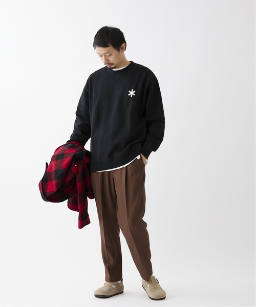 Snow Peak（スノーピーク）の「【SNOWPEAK / スノーピーク】別注 Classic Logo Printed スウェット（スウェット・メンズ・ライトグリーン/ベージュ/ブラック/チャコールグレー・MEDIUM/LARGE）」の18枚目の写真