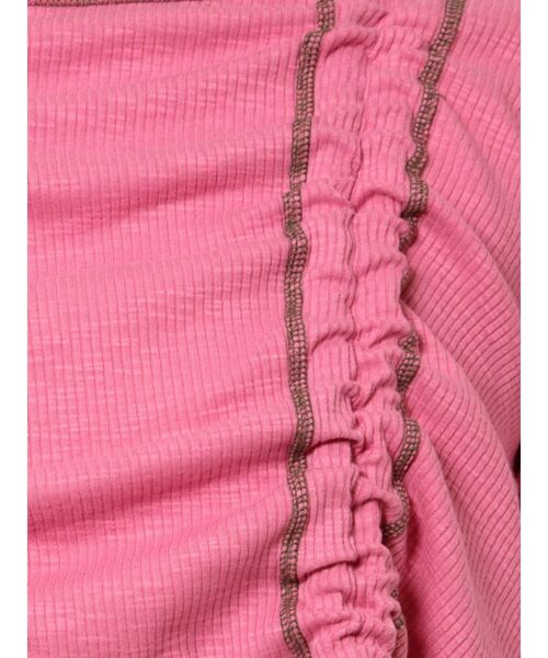 jouetie（ジュエティ）の「フレアスリーブギャザーテレコトップス【ショート丈】（Tシャツ/カットソー・レディース・ブラック/ピンク/ブルー/グリーン・MEDIUM）」の22枚目の写真