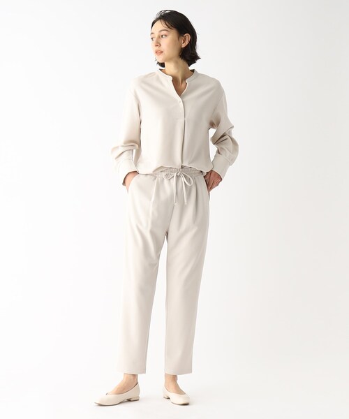 OPAQUE.CLIP(オペークドットクリップ)の「◆デザインヒールフラットパンプス【抗菌防臭加工】(その他シューズ・レディース・オフホワイト/シルバー/ブラック・03/02/01)」の5枚目の写真