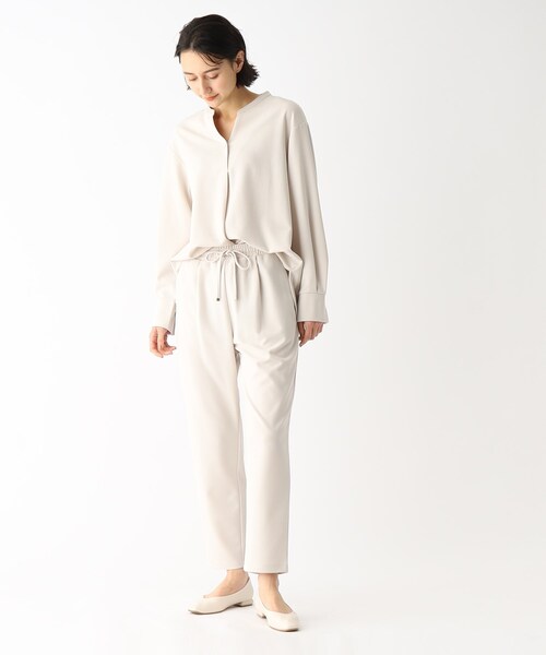 OPAQUE.CLIP(オペークドットクリップ)の「◆デザインヒールフラットパンプス【抗菌防臭加工】(その他シューズ・レディース・オフホワイト/シルバー/ブラック・03/02/01)」の6枚目の写真