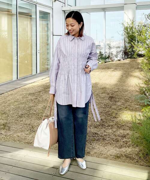 OPAQUE.CLIP(オペークドットクリップ)の「◆デザインヒールフラットパンプス【抗菌防臭加工】(その他シューズ・レディース・オフホワイト/シルバー/ブラック・03/02/01)」の19枚目の写真