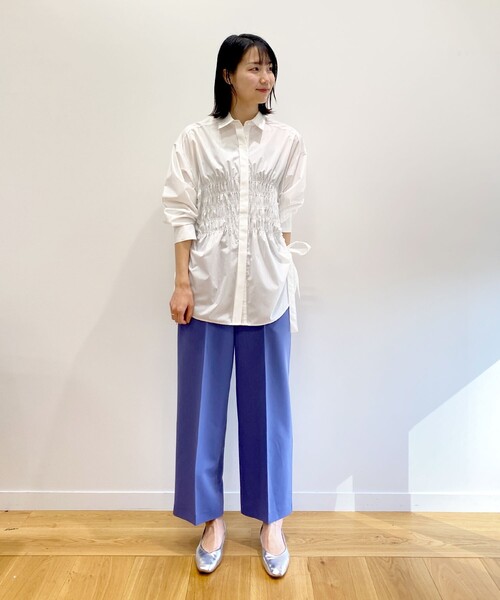 OPAQUE.CLIP(オペークドットクリップ)の「◆デザインヒールフラットパンプス【抗菌防臭加工】(その他シューズ・レディース・オフホワイト/シルバー/ブラック・03/02/01)」の21枚目の写真