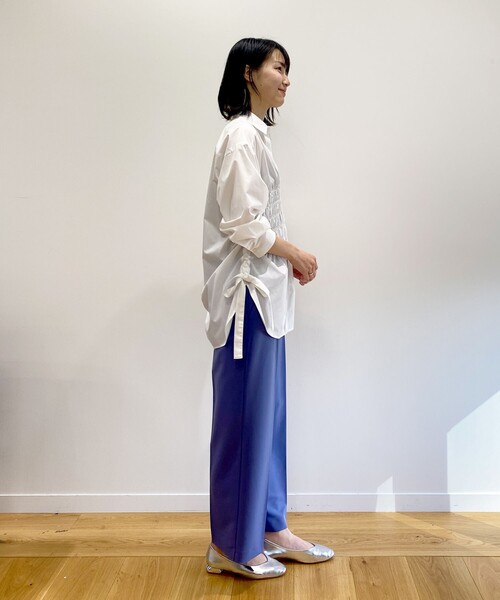 OPAQUE.CLIP(オペークドットクリップ)の「◆デザインヒールフラットパンプス【抗菌防臭加工】(その他シューズ・レディース・オフホワイト/シルバー/ブラック・03/02/01)」の22枚目の写真