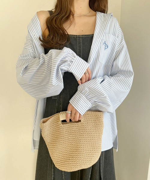 Heather(ヘザー)の「アソートBIGシャツ 182388(シャツ/ブラウス・レディース・ブルー/ブルー系その他/ピンク系その他/オフホワイト・FREE)」の19枚目の写真