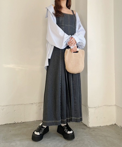 Heather(ヘザー)の「アソートBIGシャツ 182388(シャツ/ブラウス・レディース・ブルー/ブルー系その他/ピンク系その他/オフホワイト・FREE)」の21枚目の写真