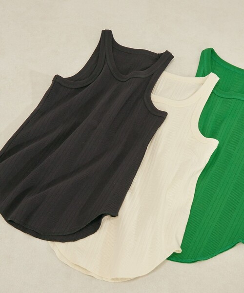 ランダムテレコアメリカンスリーブタンクトップ