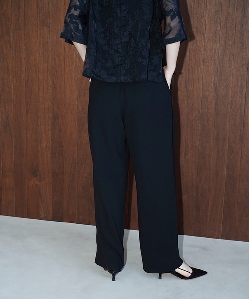 CLANE(クラネ)の「BASIC TUCK PANTS(その他パンツ・レディース・ブラック/グレー系その他/ライトパープル/グリーン・1/0/2)」の21枚目の写真