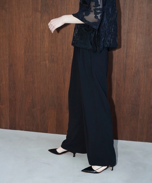 CLANE(クラネ)の「BASIC TUCK PANTS(その他パンツ・レディース・ブラック/グレー系その他/ライトパープル/グリーン・1/0/2)」の22枚目の写真