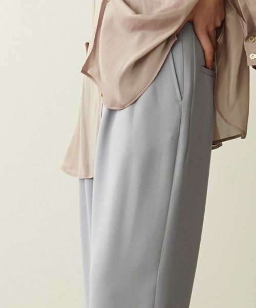 CLANE(クラネ)の「BASIC TUCK PANTS(その他パンツ・レディース・ブラック/グレー系その他/ライトパープル/グリーン・1/0/2)」の11枚目の写真