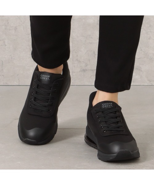 CEDAR CREST（セダークレスト ）の「【CEDAR CREST】スパットシューズ（エア入りソールタイプ）防水 手を使わずに履ける（スニーカー・レディース・ブラック/グレー/ベージュ・23.0cm/24.0cm/23.5cm/24.5cm/22.5cm）」の15枚目の写真