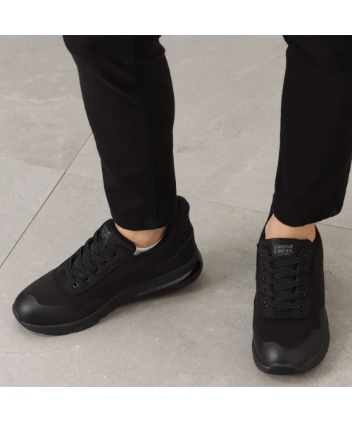 CEDAR CREST（セダークレスト ）の「【CEDAR CREST】スパットシューズ（エア入りソールタイプ）防水 手を使わずに履ける（スニーカー・レディース・ブラック/グレー/ベージュ・23.0cm/24.0cm/23.5cm/24.5cm/22.5cm）」の18枚目の写真