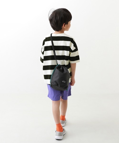 新品未使用 バンダイ デジモン リュック 長袖Tシャツ サイズ 120 セール】ボーダーゆるっとTシャツ（Tシャツ/カットソー