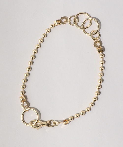 HARE（ハレ）の「Wリングボールチェーンネックレス（ネックレス・レディース・シルバー/ゴールド・FREE）」の15枚目の写真