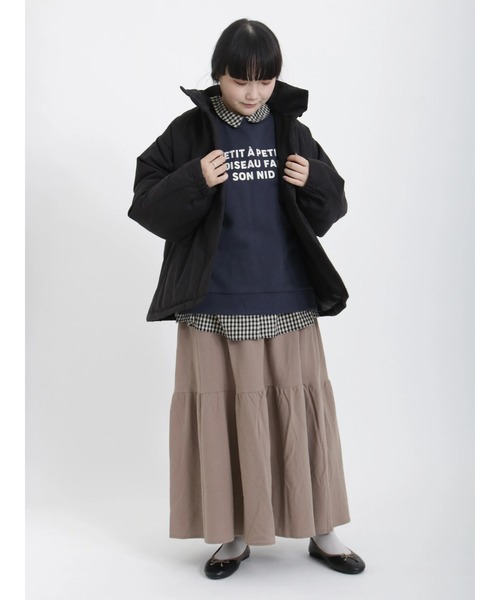 Samansa Mos2(サマンサ モスモス)の「柄アソート裾ティアードスカート(スカート・レディース・モカ/グリーン/キナリ/ピンク/ブラック・フリ-)」の18枚目の写真