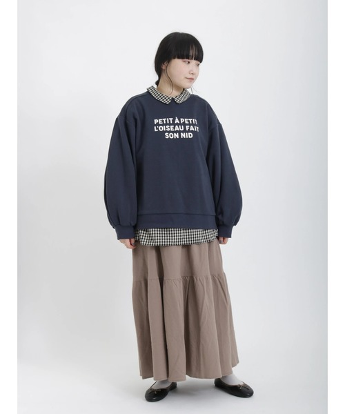 Samansa Mos2(サマンサ モスモス)の「柄アソート裾ティアードスカート(スカート・レディース・モカ/グリーン/キナリ/ピンク/ブラック・フリ-)」の7枚目の写真