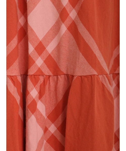 Samansa Mos2(サマンサ モスモス)の「柄アソート裾ティアードスカート(スカート・レディース・モカ/グリーン/キナリ/ピンク/ブラック・フリ-)」の13枚目の写真