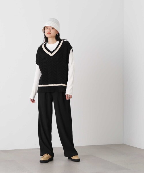 N.（N. Natural Beauty Basic）（エヌエヌナチュラルビューティーベーシック）の「ビット付ローファー（パンプス・レディース・ベージュ/ブラック・23.5cm/24.5cm/22.5cm）」の15枚目の写真