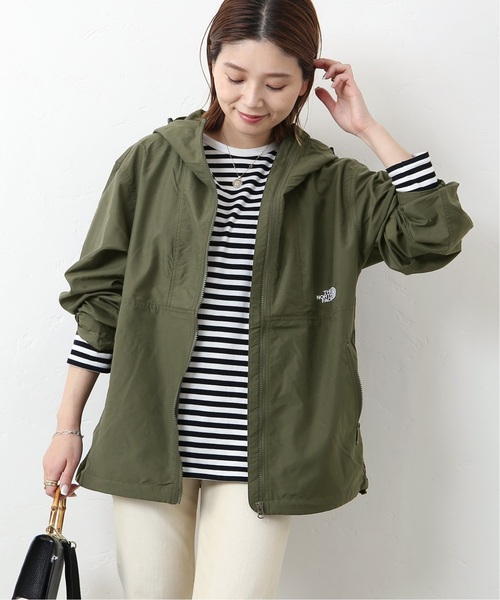 THE NORTH FACE（ザノースフェイス）の「《追加2》【THE NORTH FACE/ ザノースフェイス】コンパクトジャケット（ナイロンジャケット・レディース・ブラック/ベージュ/チャコールグレー・MEDIUM）」の16枚目の写真