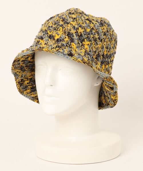 チャイハネ(チャイハネ)の「【チャイハネ】ミックスヤーンチューリップハット(ハット・レディース・パープル/ピンク/ブラック・FREE)」の4枚目の写真