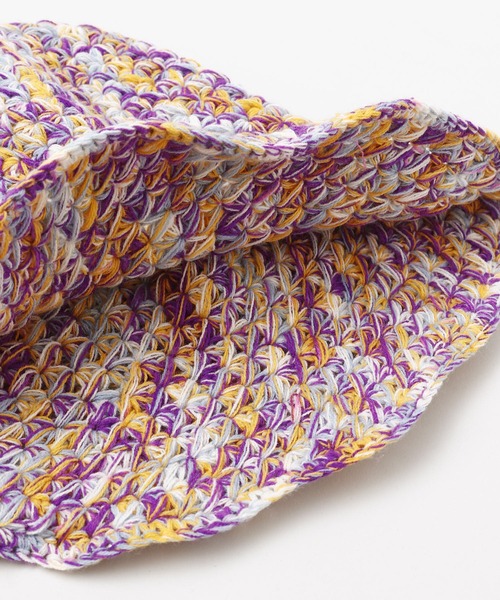 チャイハネ(チャイハネ)の「【チャイハネ】ミックスヤーンチューリップハット(ハット・レディース・パープル/ピンク/ブラック・FREE)」の10枚目の写真