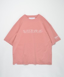 SUPERTHANKS | ロゴプリント ワンプリント シンプルTシャツ(ユニセックス)LOGO FRONT PRINT T-SHIRT(Tシャツ/カットソー)