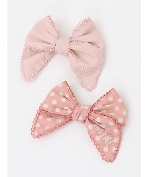 PINK HOUSE（ピンクハウス）の「リボンブローチセット（ブローチ/コサージュ・レディース・ラベンダー/ピンク/レッド/ブラック・フリー）」の3枚目の写真