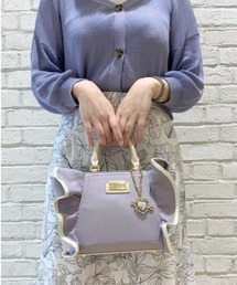 Samantha Vega 薄紫色 ハンドバッグ Samantha Vega 2 Way Handbag Shoulder Pink Gradient Pearl