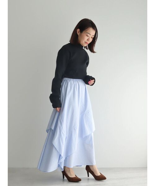 AMERICAN HOLIC(アメリカンホリック)の「【小柄女性向け】フリルティアードスカート(スカート・レディース・ストライプ/チェック・S)」の13枚目の写真