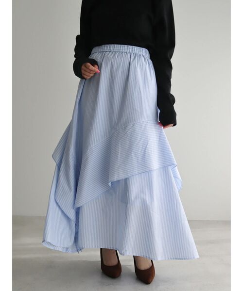 AMERICAN HOLIC(アメリカンホリック)の「【小柄女性向け】フリルティアードスカート(スカート・レディース・ストライプ/チェック・S)」の16枚目の写真