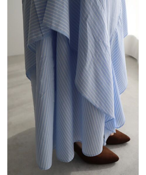 AMERICAN HOLIC(アメリカンホリック)の「【小柄女性向け】フリルティアードスカート(スカート・レディース・ストライプ/チェック・S)」の6枚目の写真