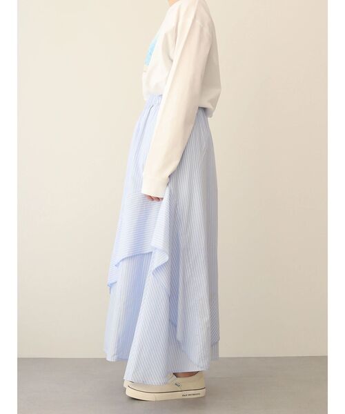 AMERICAN HOLIC(アメリカンホリック)の「【小柄女性向け】フリルティアードスカート(スカート・レディース・ストライプ/チェック・S)」の8枚目の写真