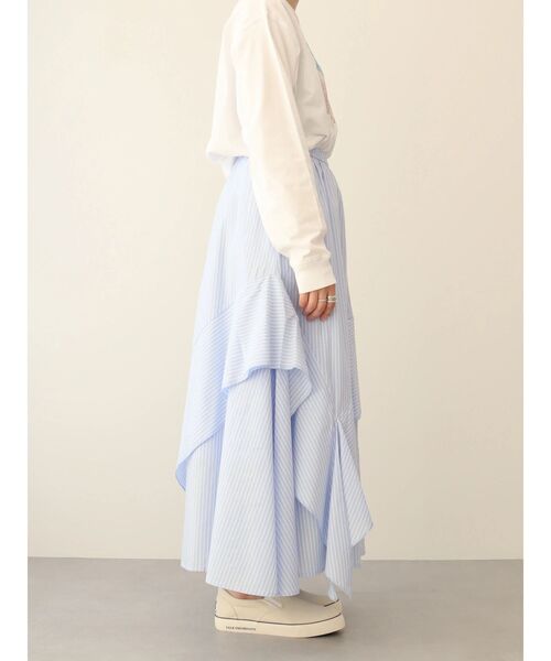 AMERICAN HOLIC(アメリカンホリック)の「【小柄女性向け】フリルティアードスカート(スカート・レディース・ストライプ/チェック・S)」の9枚目の写真