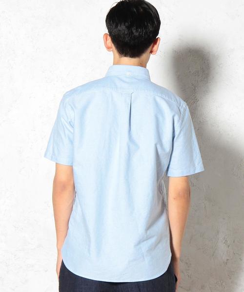green label relaxing（グリーンレーベルリラクシング）の「◎40//OX GIZA BD-N S/S シャツ◆（シャツ/ブラウス・メンズ・ライトブルー/ネイビー/ホワイト・SMALL/X-LARGE/LARGE/MEDIUM）」の8枚目の写真
