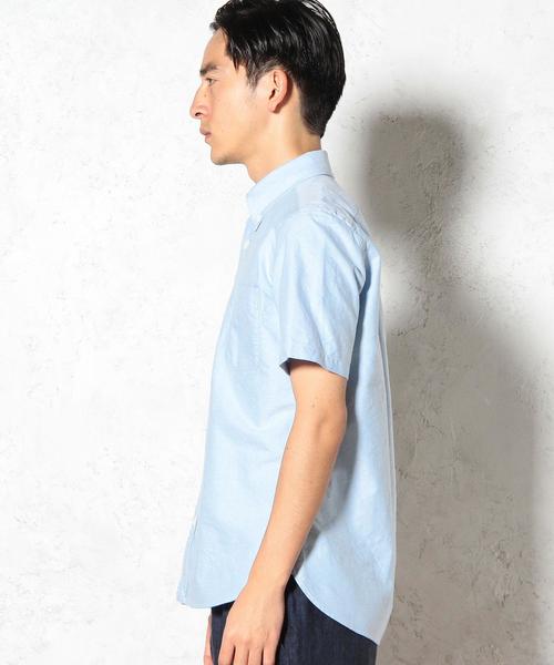 green label relaxing（グリーンレーベルリラクシング）の「◎40//OX GIZA BD-N S/S シャツ◆（シャツ/ブラウス・メンズ・ライトブルー/ネイビー/ホワイト・SMALL/X-LARGE/LARGE/MEDIUM）」の13枚目の写真